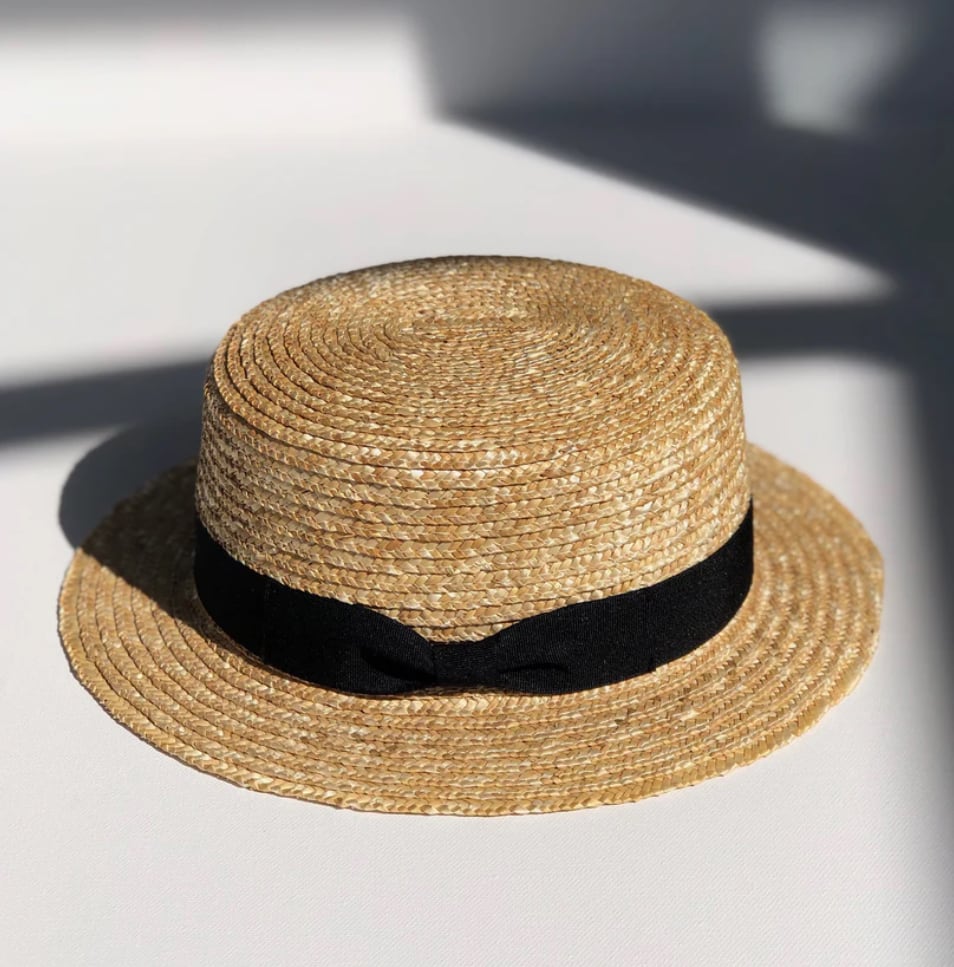 【fini.  - straw boater hat -】adult