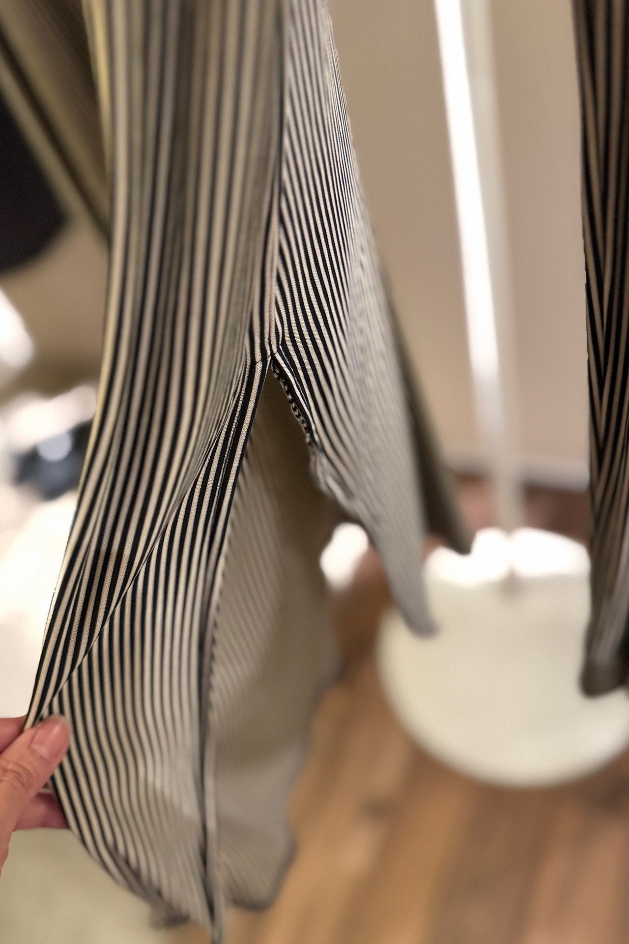 MAX MARA ストライプロングスリーブブラウス