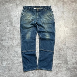 20s メキシコ製 デニム ダブルニー Carhartt カーハート 38×32