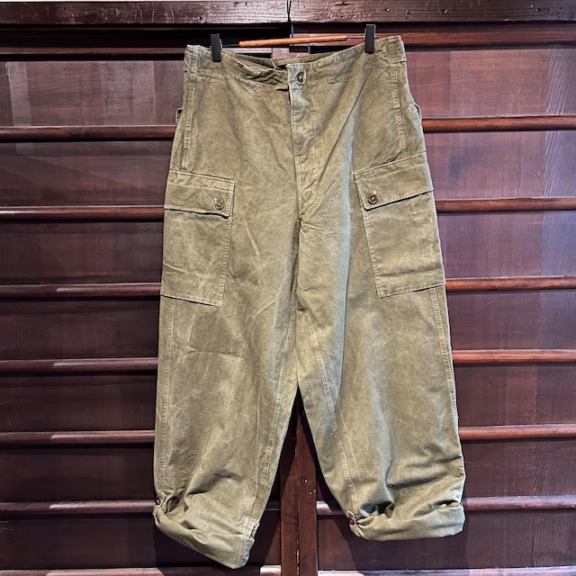 50's dutch army double face field cargo pants