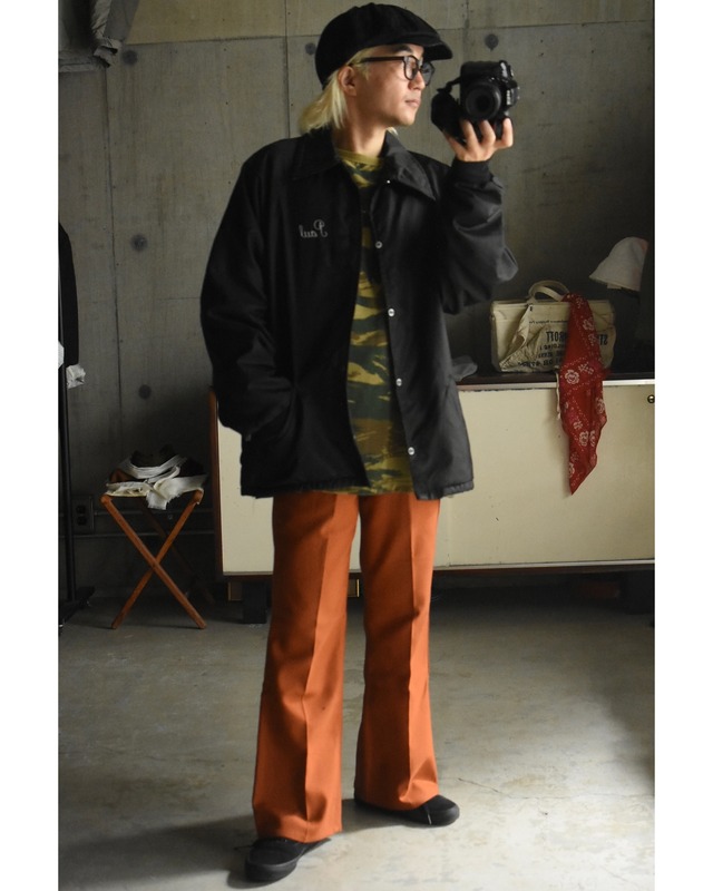 OK／Greek military sweat cut sew shirt