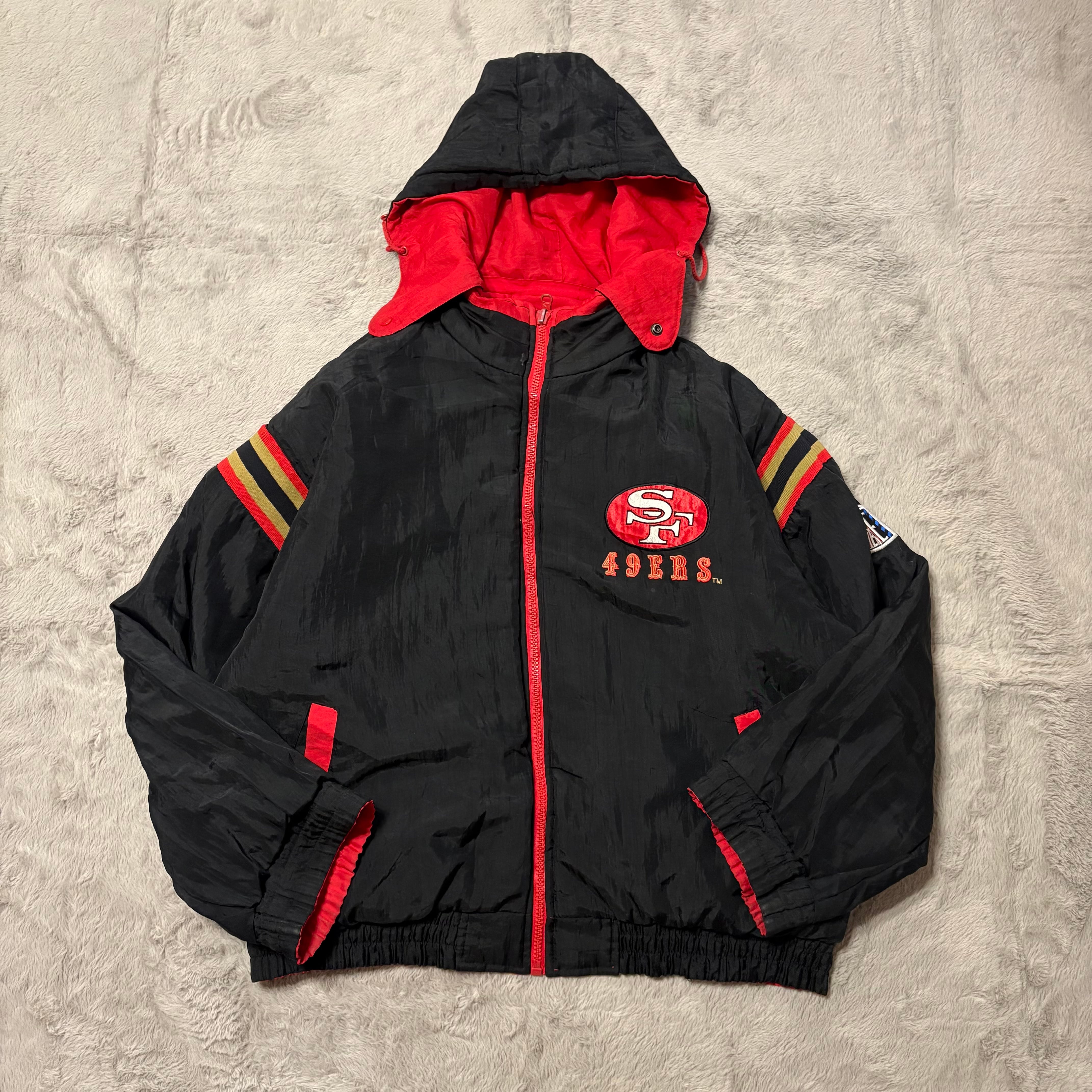 90s NIKE ナイロンジャケット ハーフジップ 白タグ センター