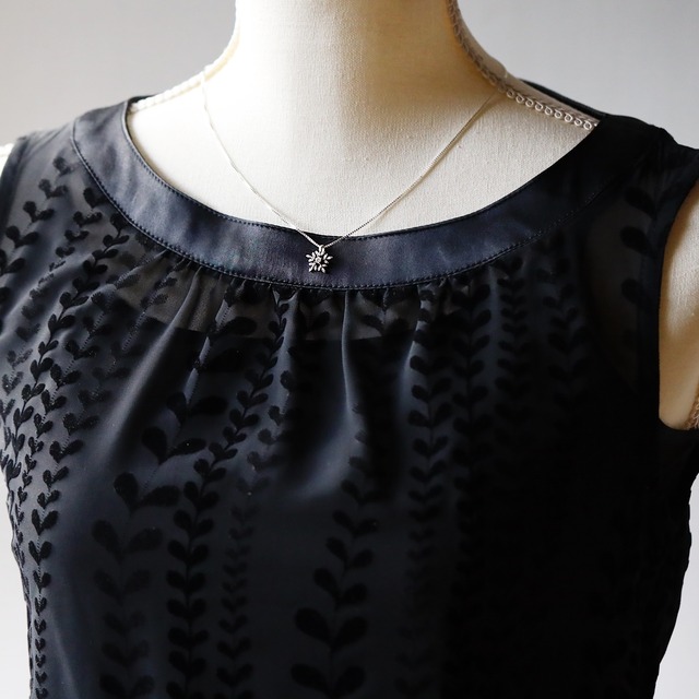 雪の結晶｜SLV925×CZ スノーホワイトネックレス｜アレルギー対応｜45cm｜冬限定