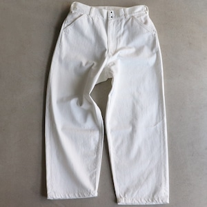 Selvedge Denim Utility Pants　White