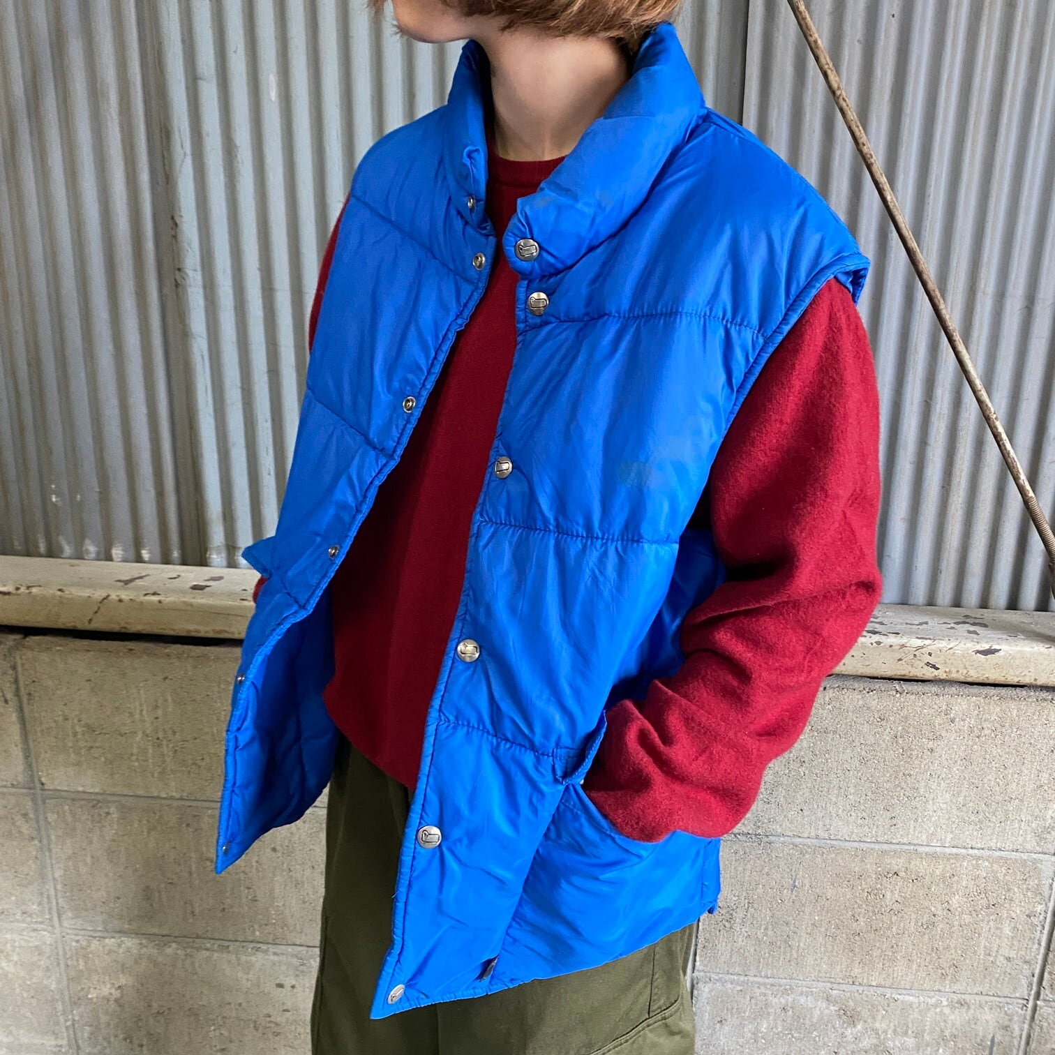 70年代〜 WOOLRICH ウールリッチ ダウンベスト アウトドアベスト メンズL相当 古着 70s ヴィンテージ ビンテージ 白タグ  【アウトドアジャケット】【CS2301-30】 | cave 古着屋【公式】古着通販サイト