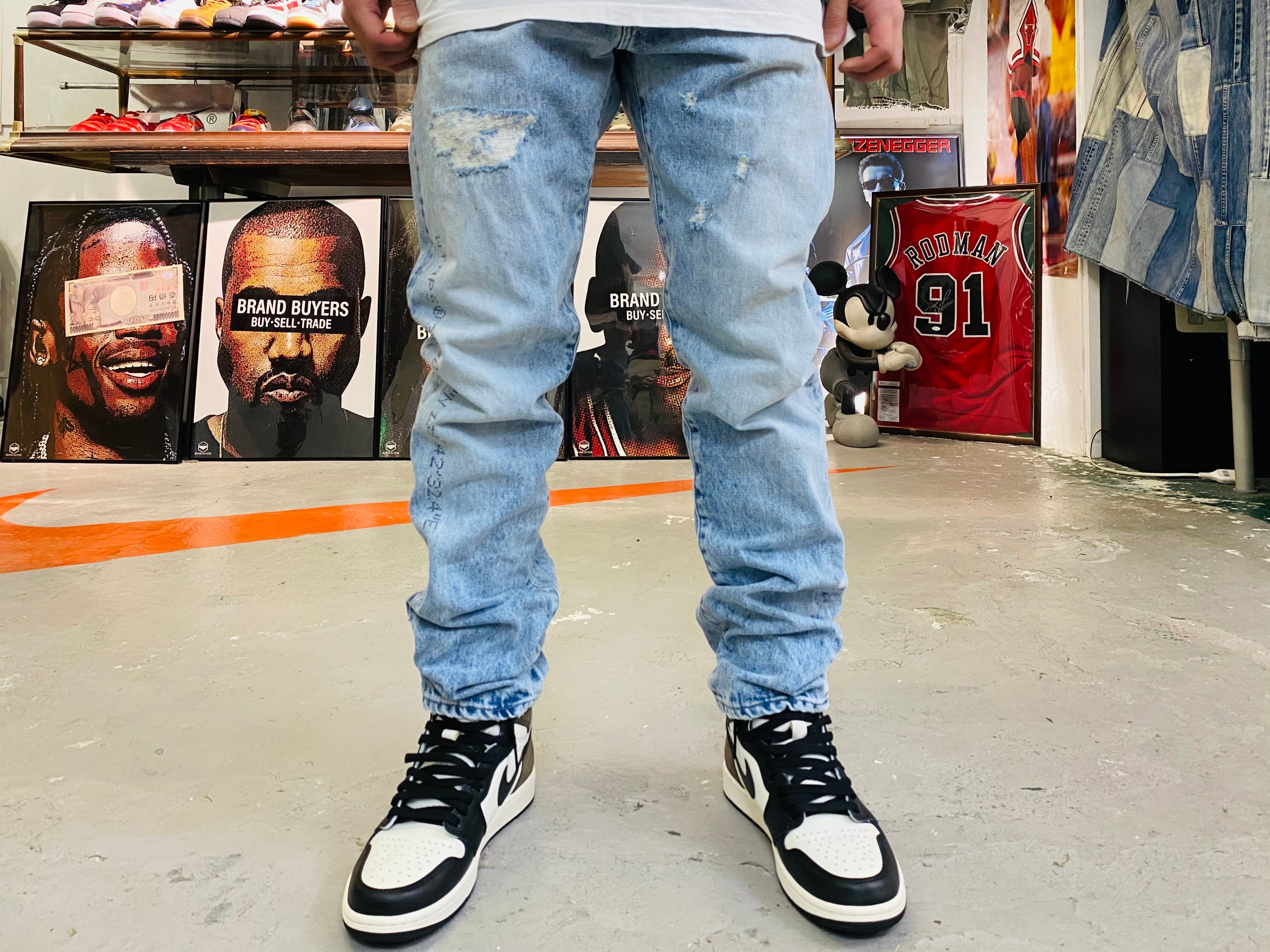 WTAPS BLUES VERY SKINNY TRASH DENIM 04 120KC3883 | BRAND BUYERS OSAKA 