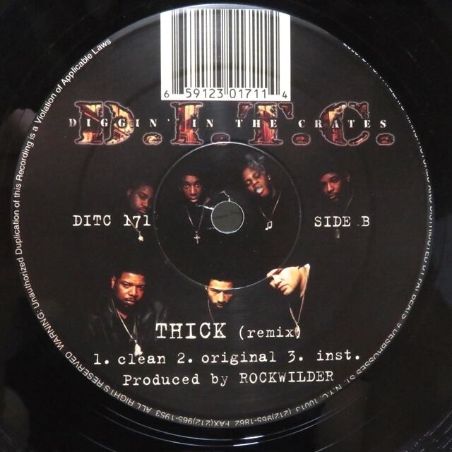 D.I.T.C. / Get Yours (Remix) / Thick (Remix) [DITC 171] - 画像2