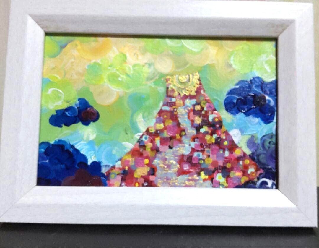 アクリル 一点物肉筆原画【巣ごもり】 Kawaii　Acryic ART アクリル 一点物肉筆原画【巣ごもり】 Kawaii Acryic ART 【公式通販】