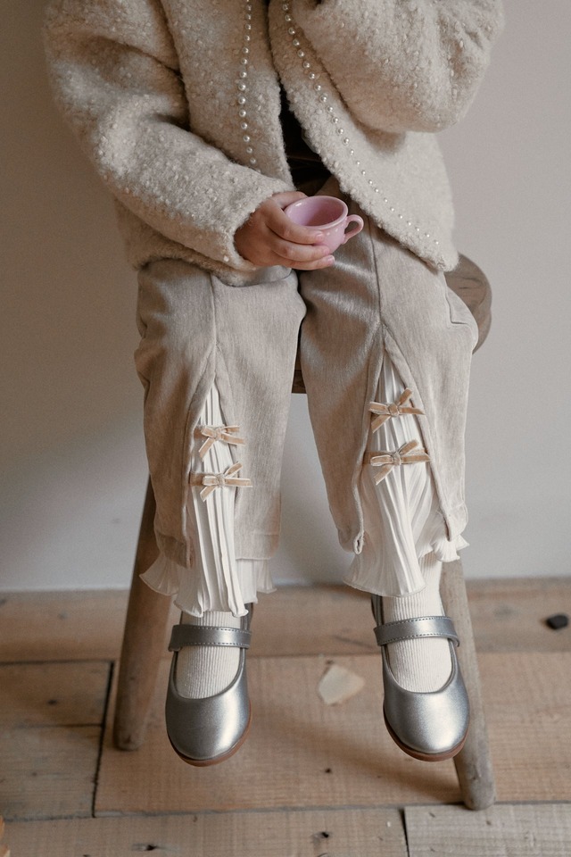 【ご予約】hi bye bebe 24aw / Antoine Velvet Pants