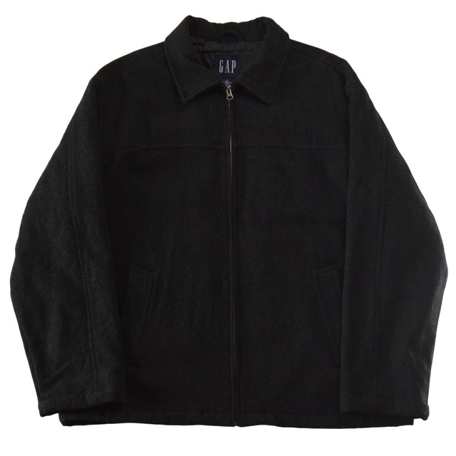 WOOL80%OLD GAP 00s ウール スポーツジャケット ブラック