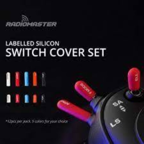 RadioMaster Labeled Silicon Switch Cover Set Short　各色