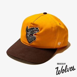 【RAISED BY WOLVES/レイズドバイウルブス】47 SOUVENIR HITCH LC キャップ / GOLD / FW25-13514 セール対象外