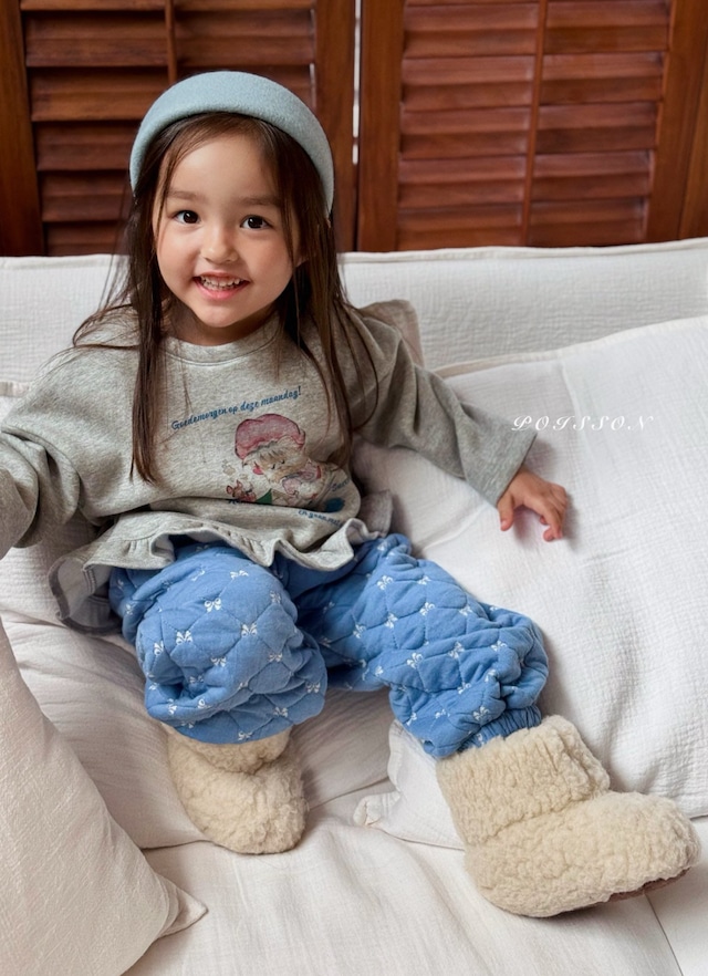 予約⌇poisson / Ribbon jogger pants