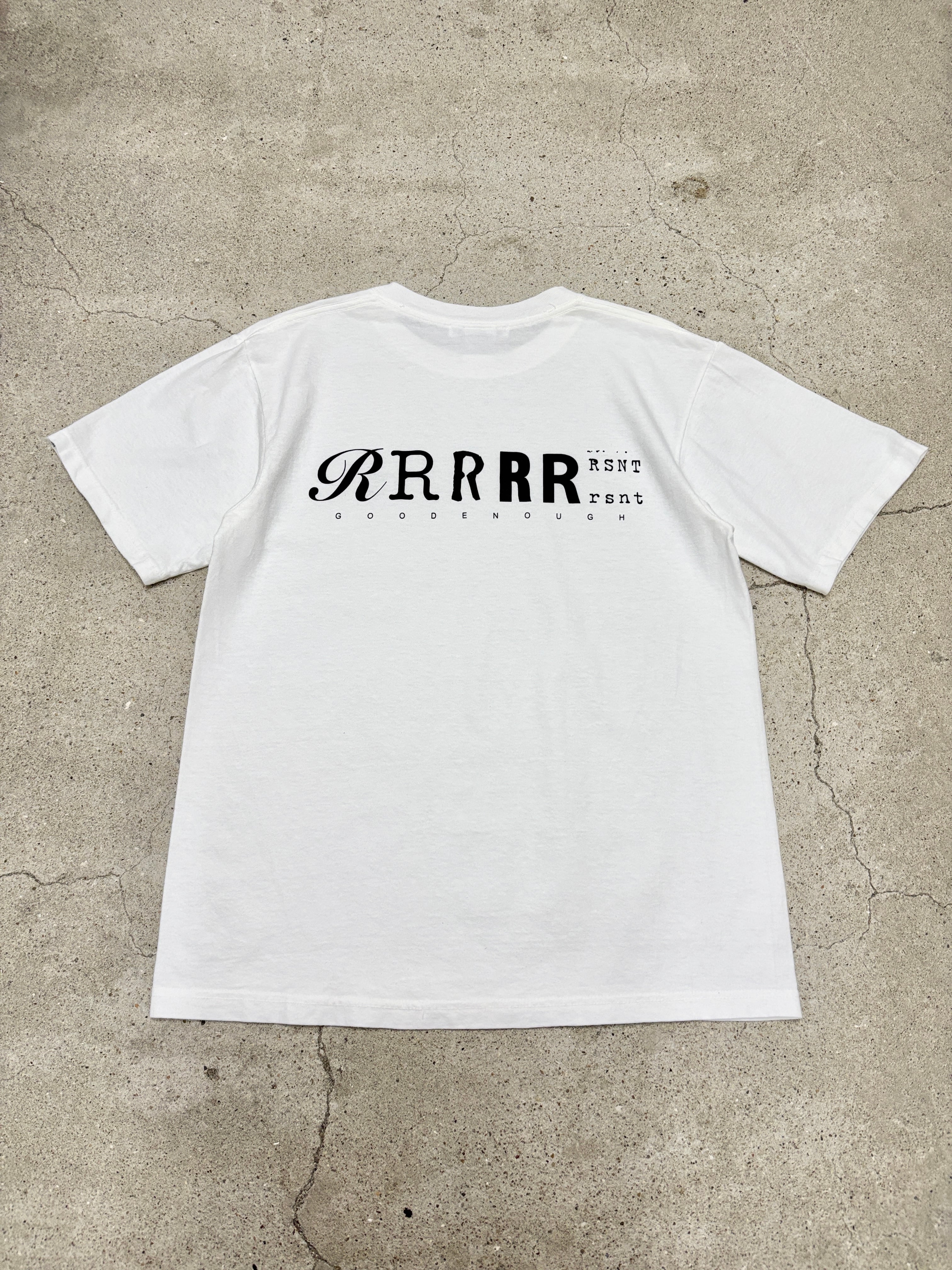 00s RESONATE GOODENOUGH/Logo print Tee/USA製/anvil/M/ロゴプリントT