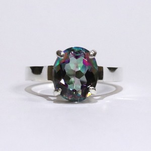 ミスティッククォーツ爪留リング_10×8