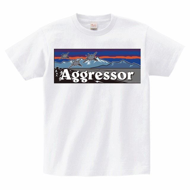 アグレッサーＴシャツ 白F}