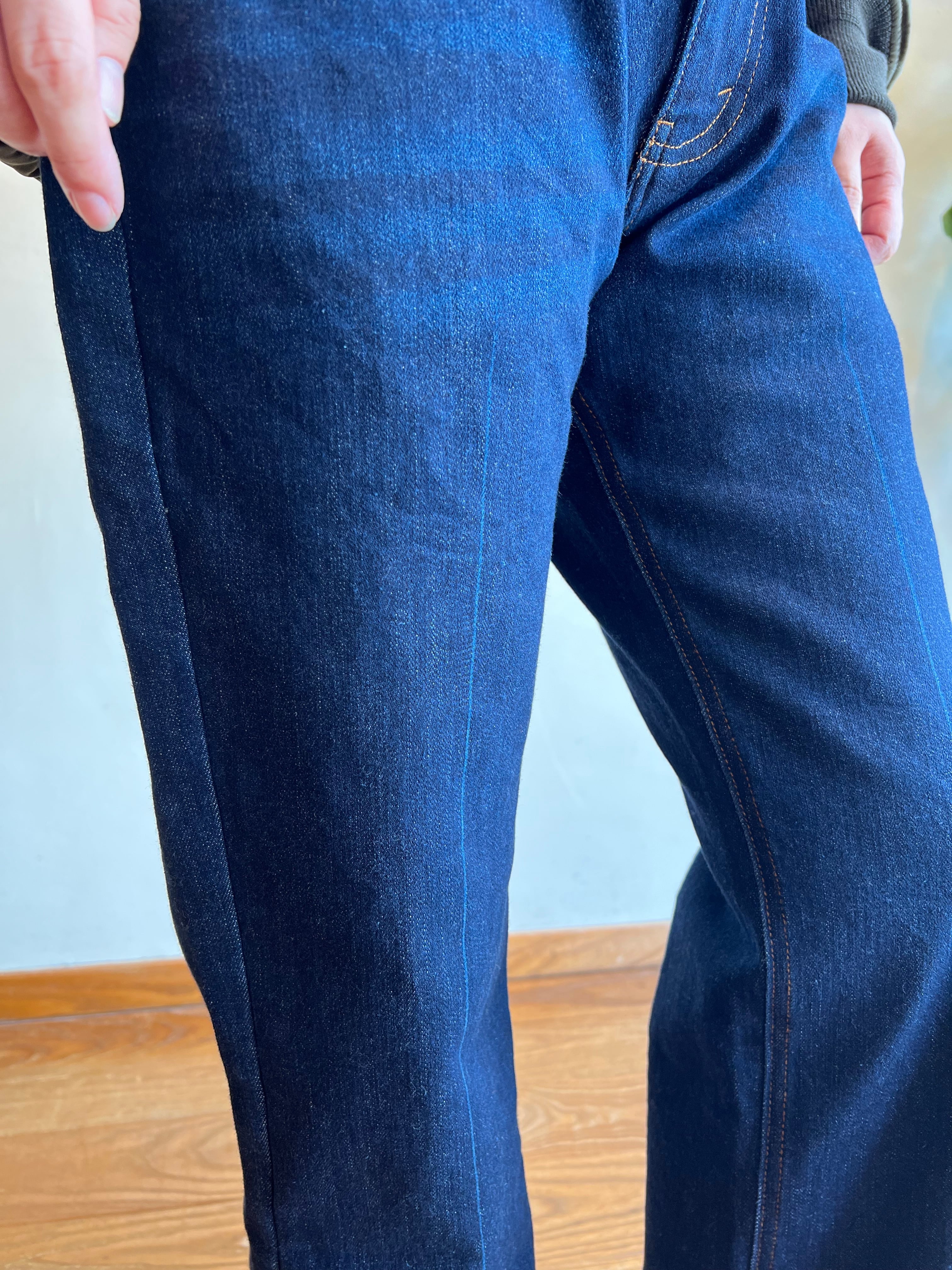 MARGAUX VINTAGE / onewashセンター加工デニム | anouk