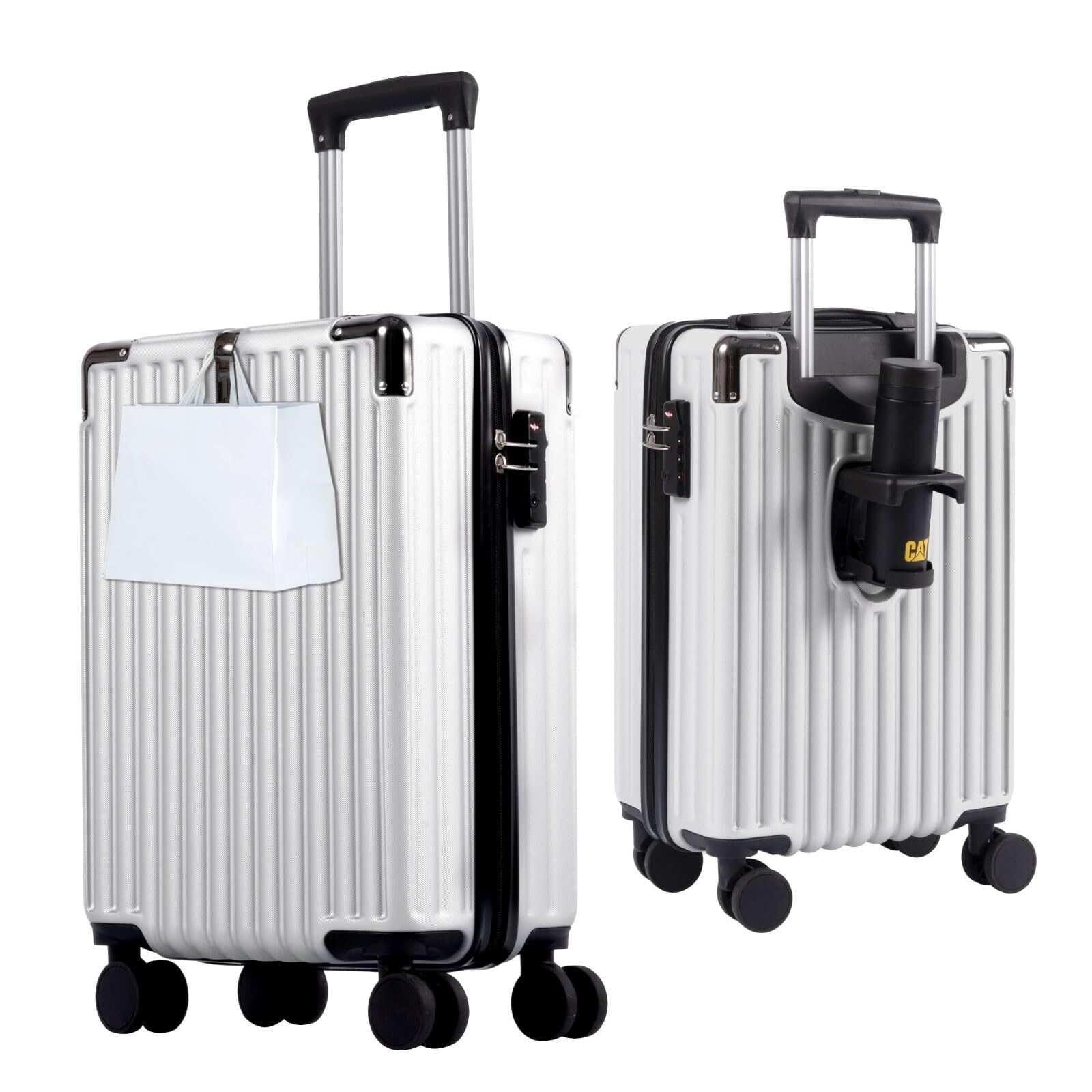 [Vilgazz] スーツケース キャリーケース アルミフレームタイプ 耐衝撃 キャリーバッグ 軽量 キャリーバック TSAロック 360度回転 静音 キャリーケース❤️アルミフレームタイプ✨機内持込可 大型 超軽量 多