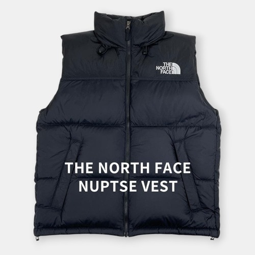 ノースフェイス ナイロン ダウンベスト Nuptse Vest ND92338 ブラック L / J&NREUSE メンズ アウター