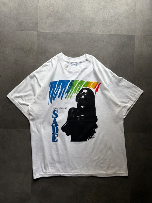 SADE love deluxe 両面プリント Tシャツ Hanes USA製 白 XL