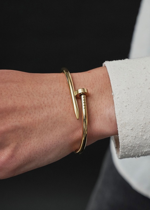 316L nail bangle【GOLD】#b39