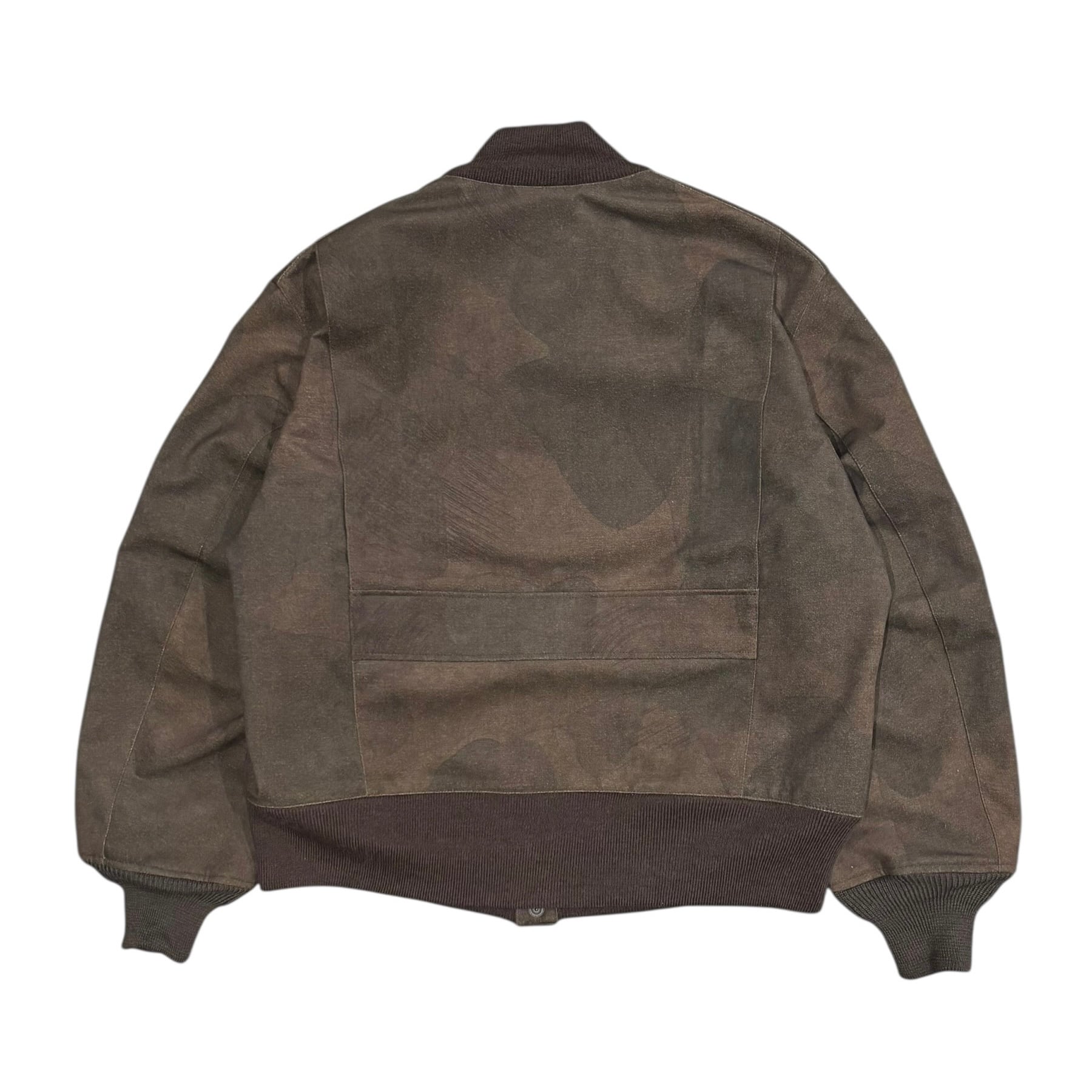 NIGEL CABOURN / A-1 JACKET - CAMO ULTRA SUEDE (ナイジェルケーボン