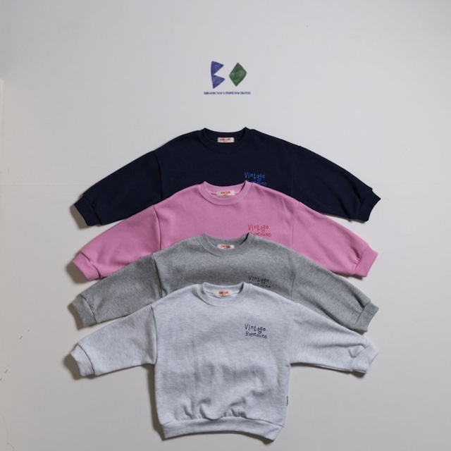 【取寄】boneoune｜every sweatshirt｜エブリースウェット｜XS-JL｜kids&jr｜26 spring