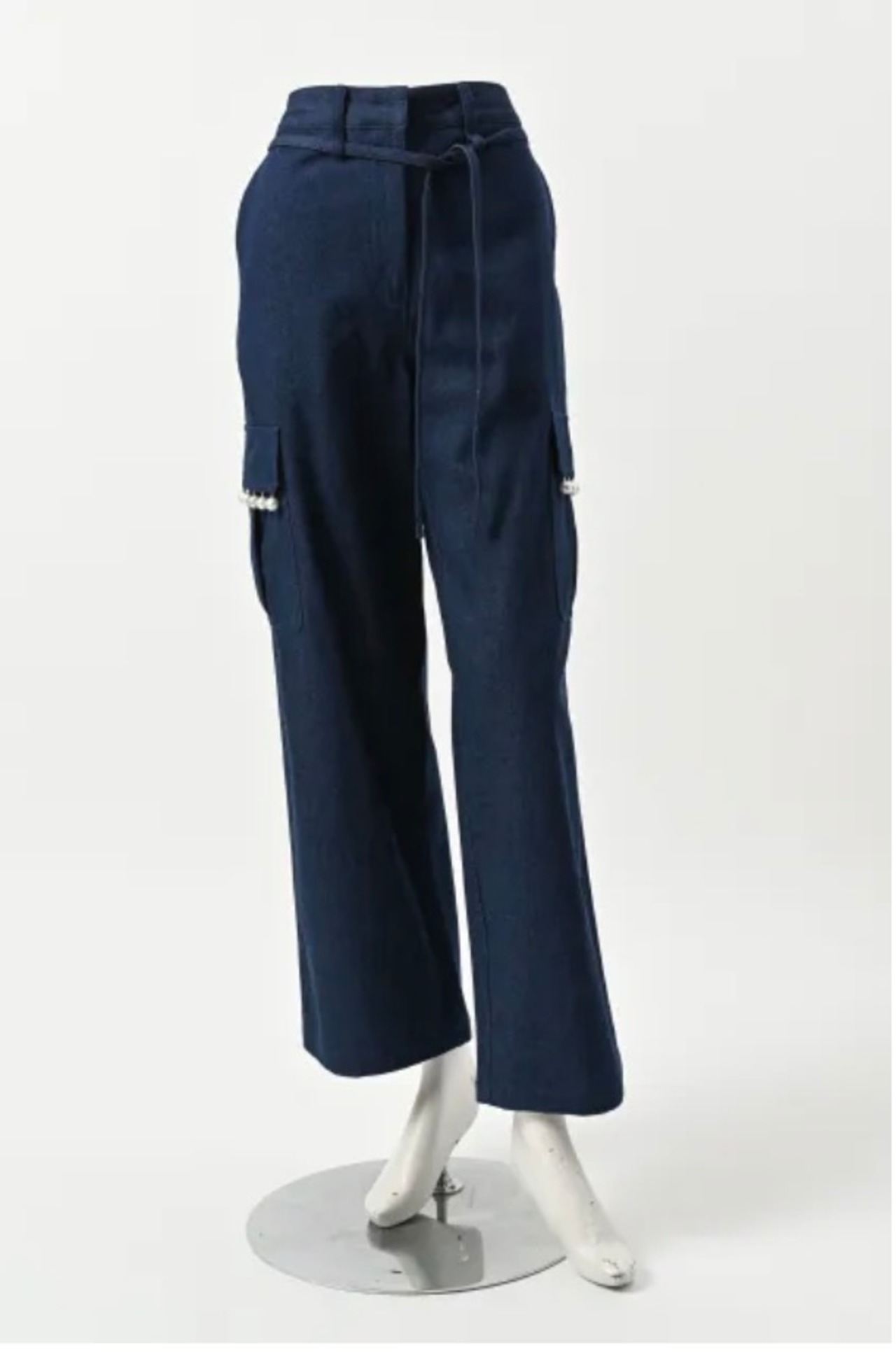 hue DAY TO EVENING Pearl Drop Denim Cargo Pants