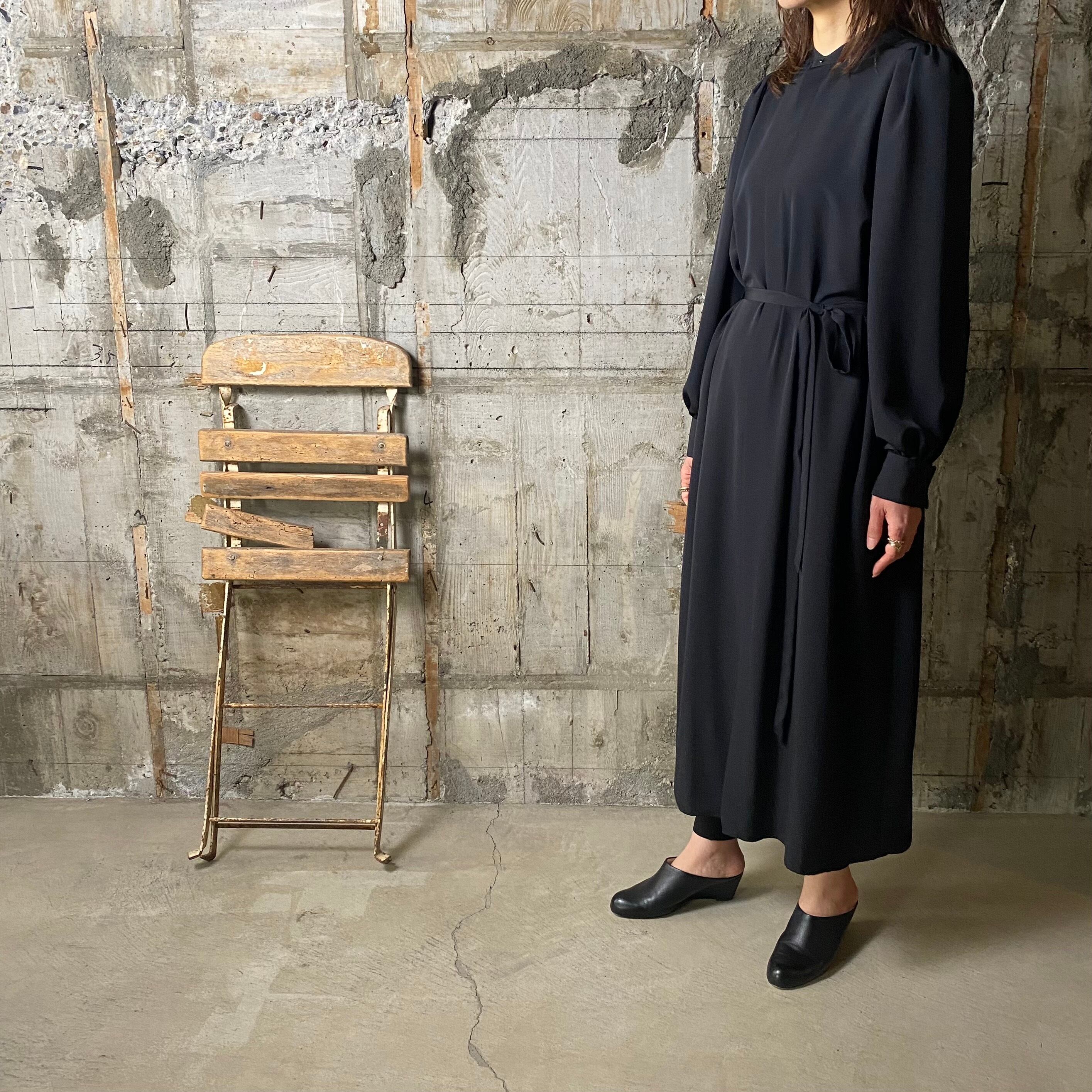 HYKE【ハイク】TAFFETA DRESS (16151 BLACK ). | glamour online