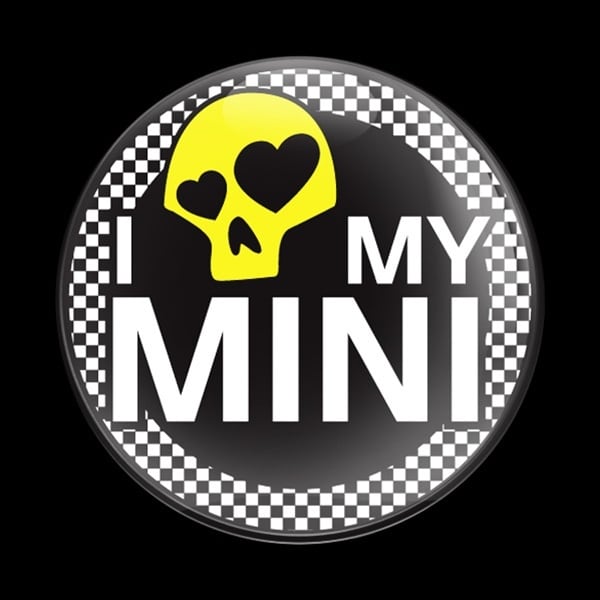 ゴーバッジ(ドーム)（CD0285 - I LOVE MY MINI 02 YELLOW） - 画像1