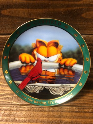 GARFIELD Collection Plate ①Danbury Mint/ガーフィールド ダンバリーミント コレクション 絵皿 ビンテージ
