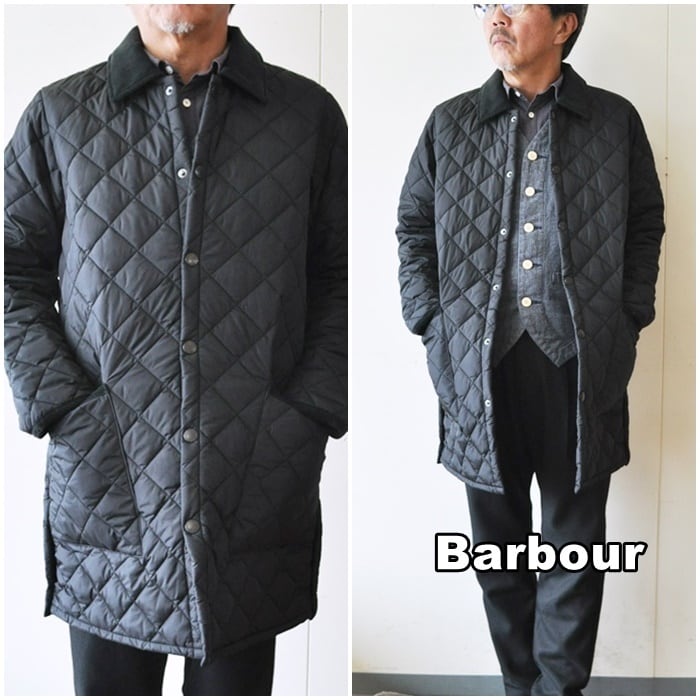 Barbour キルティングコート　Mサイズ　コーデュロイ