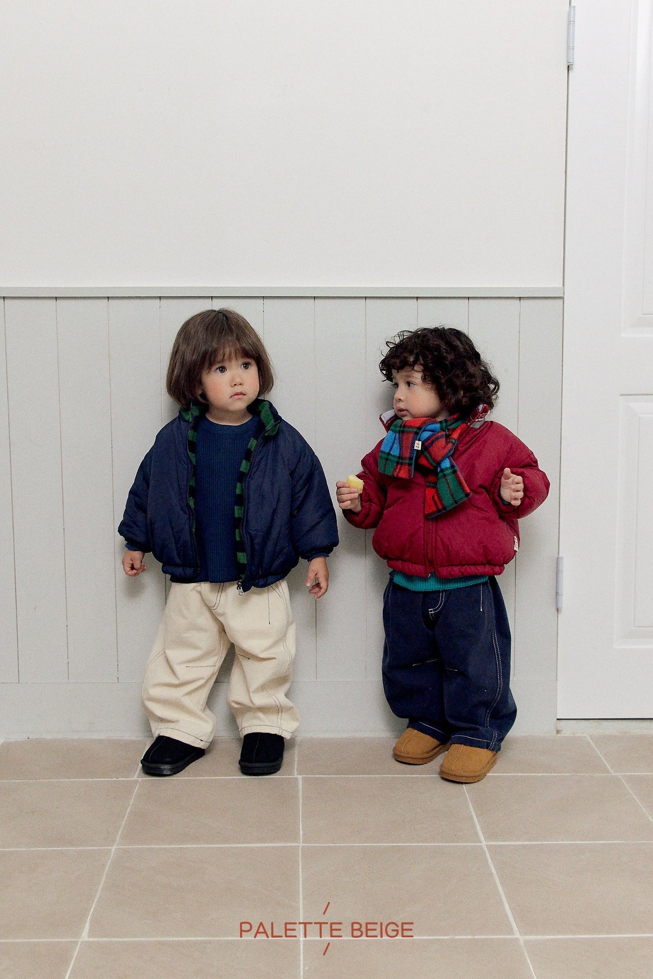 the beige［取寄］beasak reversible jumper 26winter