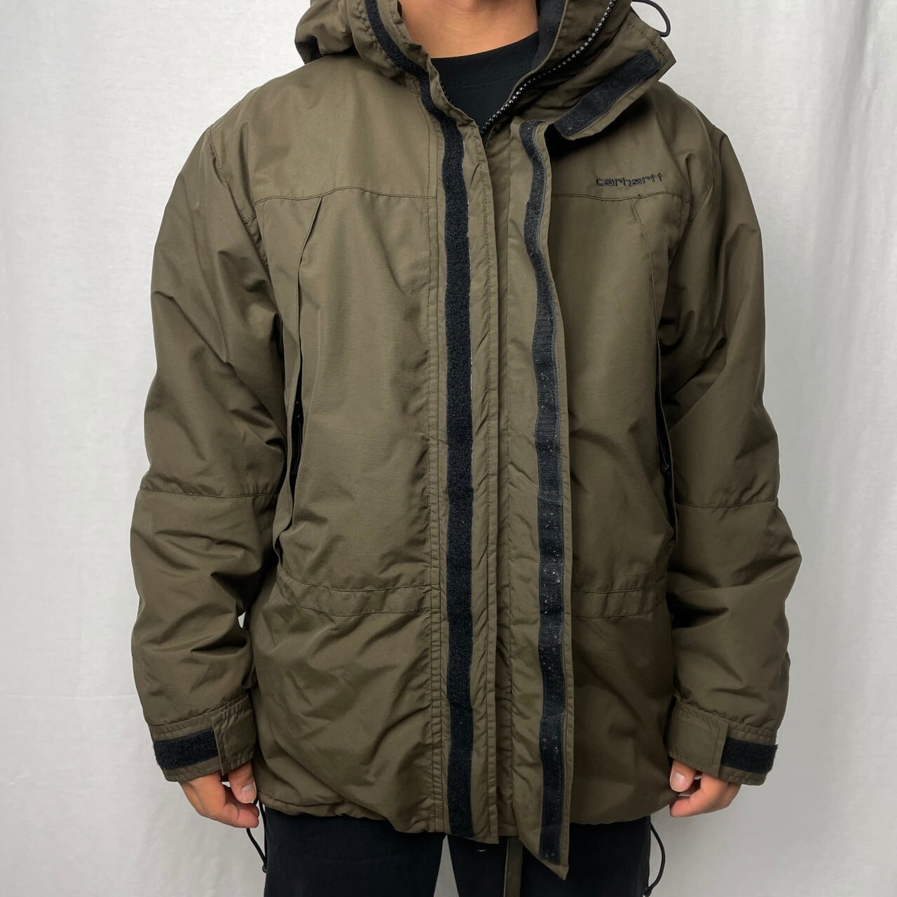 90年代 Carhartt カーハート ハイネック マウンテンパーカー 