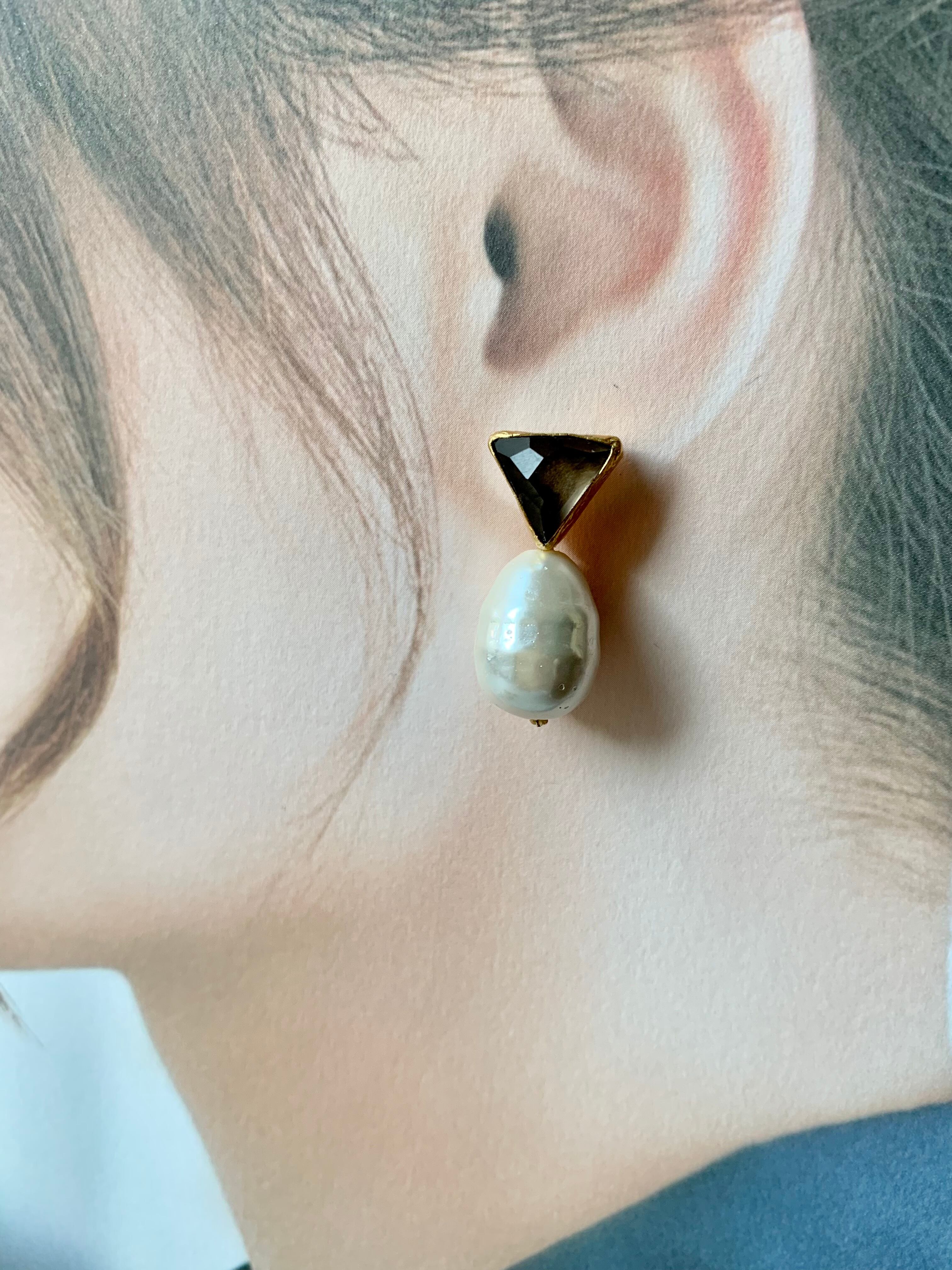 トルコ天然石ピアス4C
