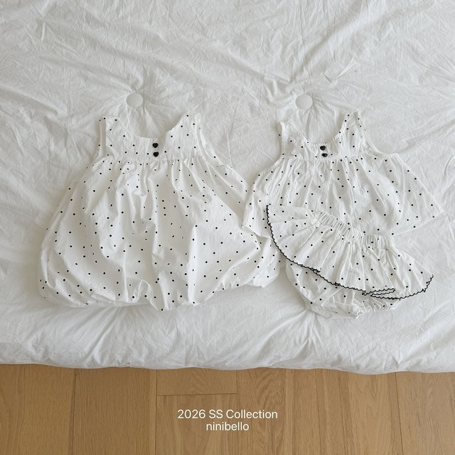 【6/18〆予約】<ninibello>  bebe Bubble pop skirt bloomer