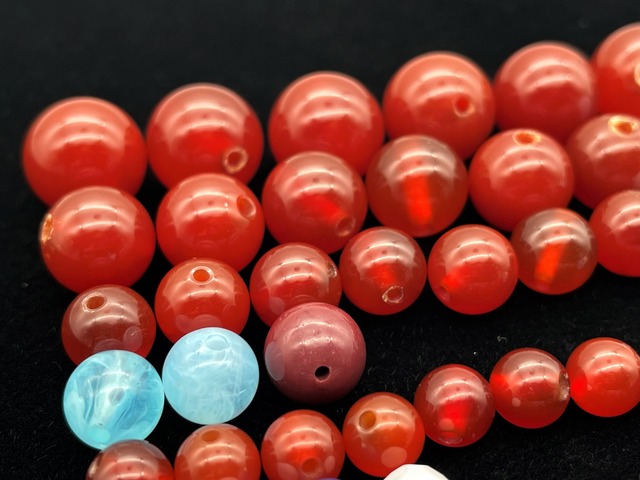 ハンドメイドビーズ素材セット（瑪瑙）