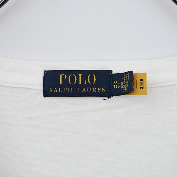 ポロラルフローレン ポロベア プリントTシャツ 2XL ホワイト 白 赤 激