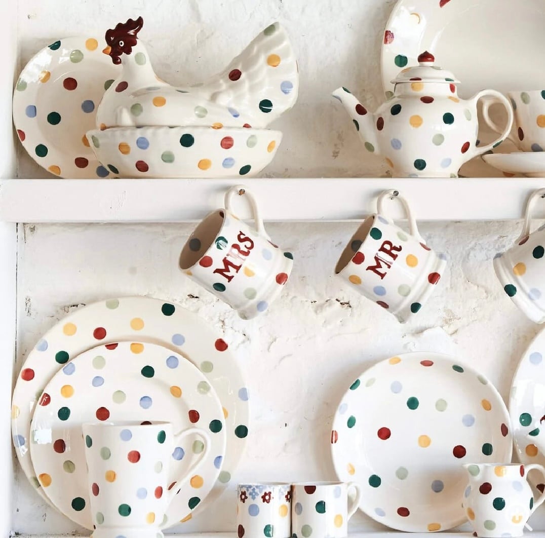 エマブリッジウォーター　ドット　プレート　皿 楽天市場】【P10倍・クーポン】エマ・ブリッジウォーター ポルカドット