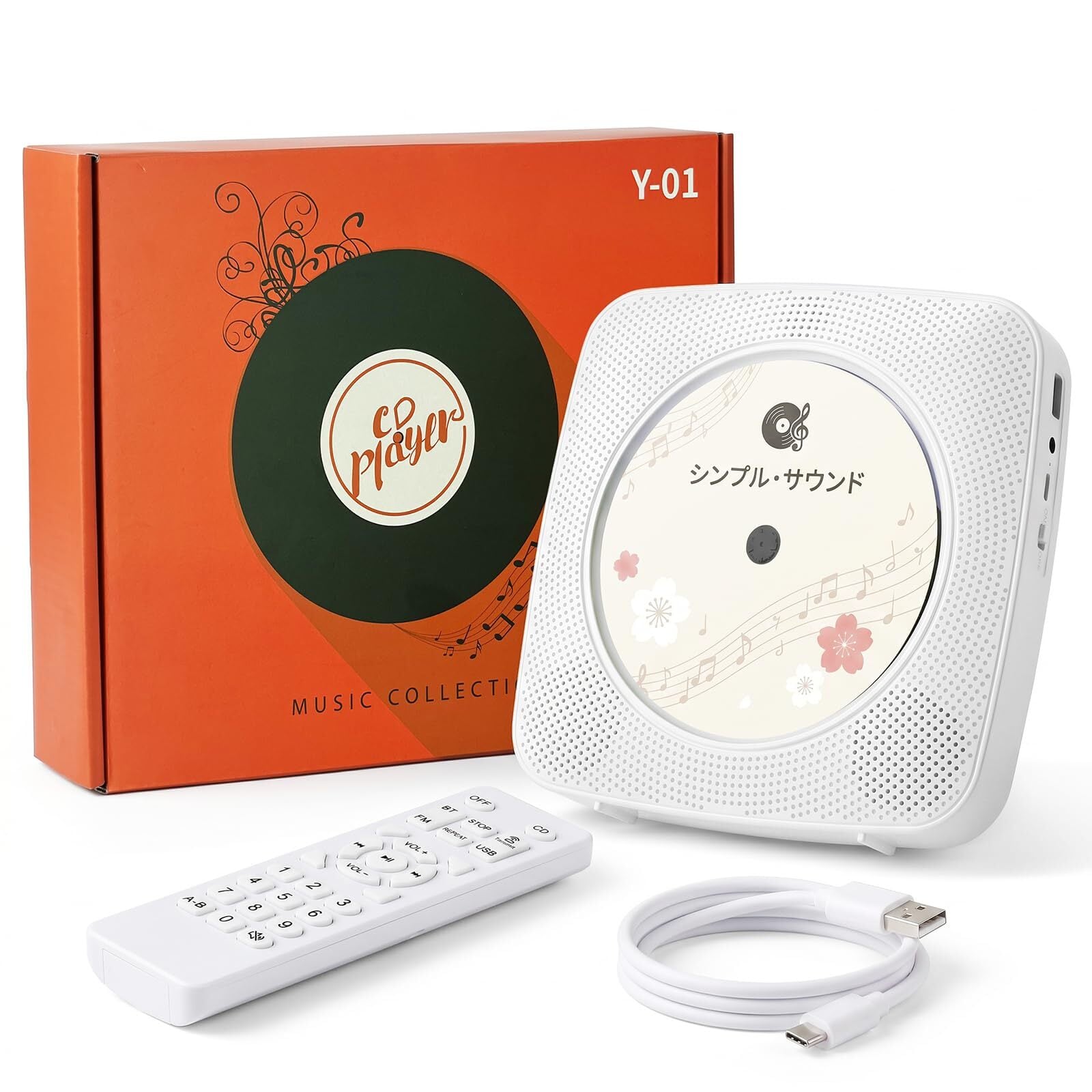新着商品】Gueray 充電式 CDプレーヤー Bluetooth送受信対応