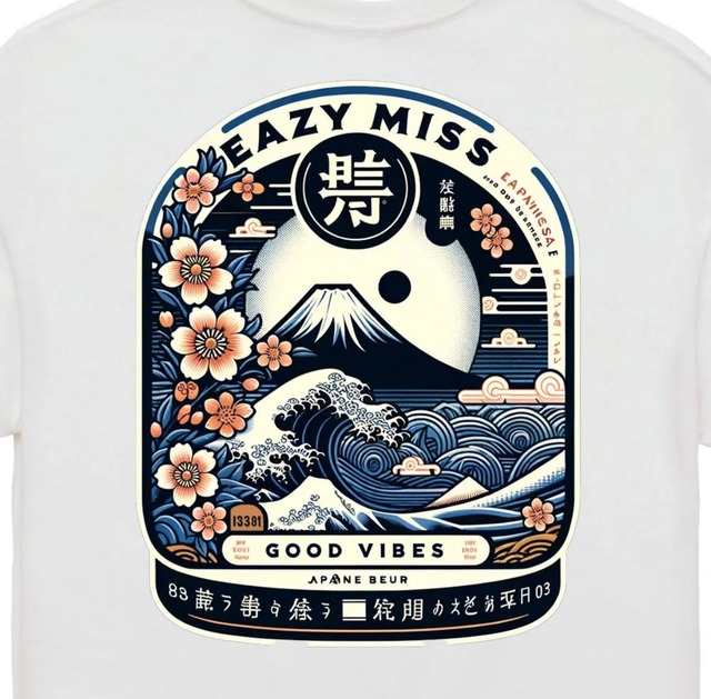 【EAZY MISS】JAPAN POCKET T / White
