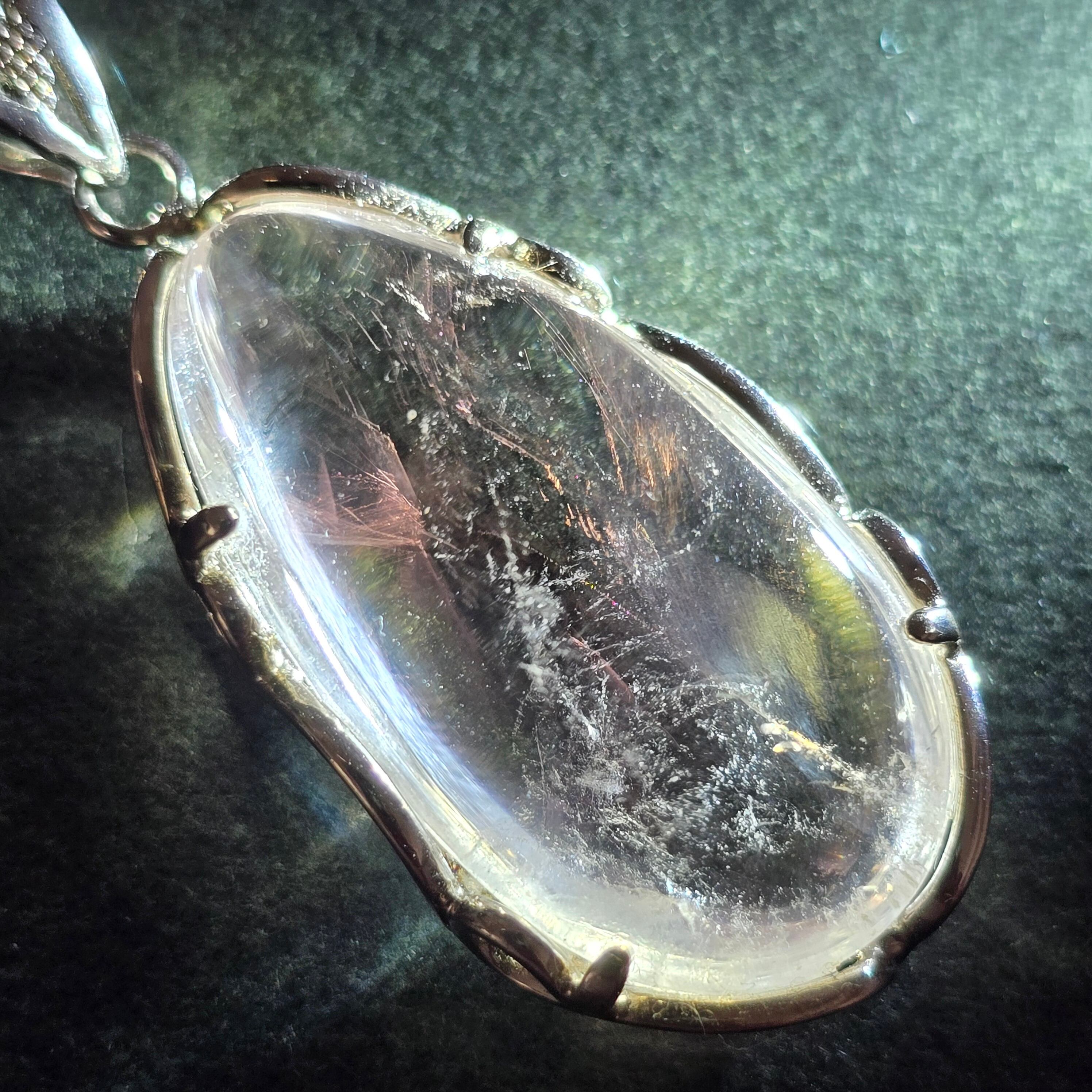 k様 ピンクエンジェルラダークォーツ ネックレス 50cm