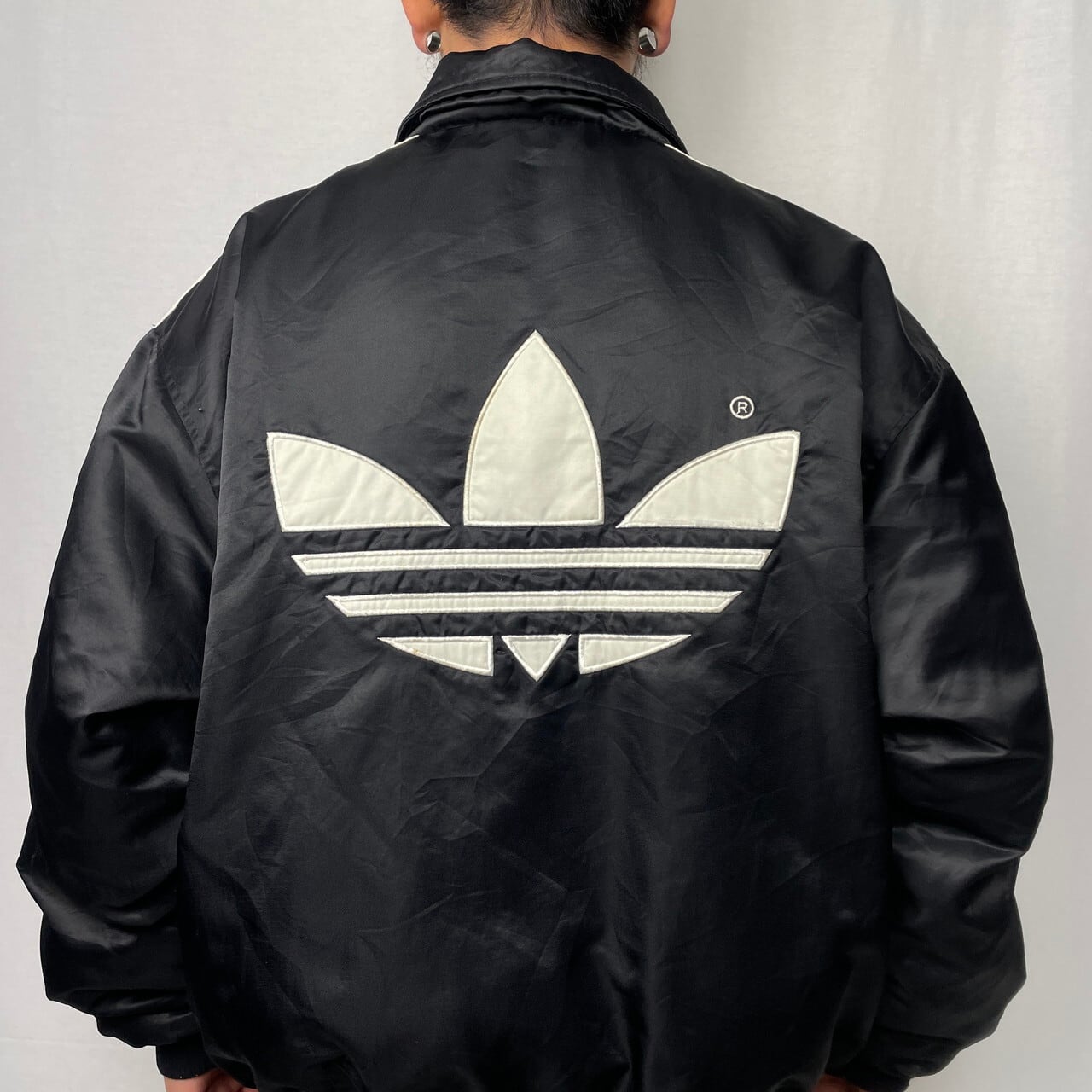90年代 adidas アディダス トレフォイルロゴ 刺繍 ナイロン 90年代 adidas アディダス トレフォイルロゴ 刺繍 ナイロン