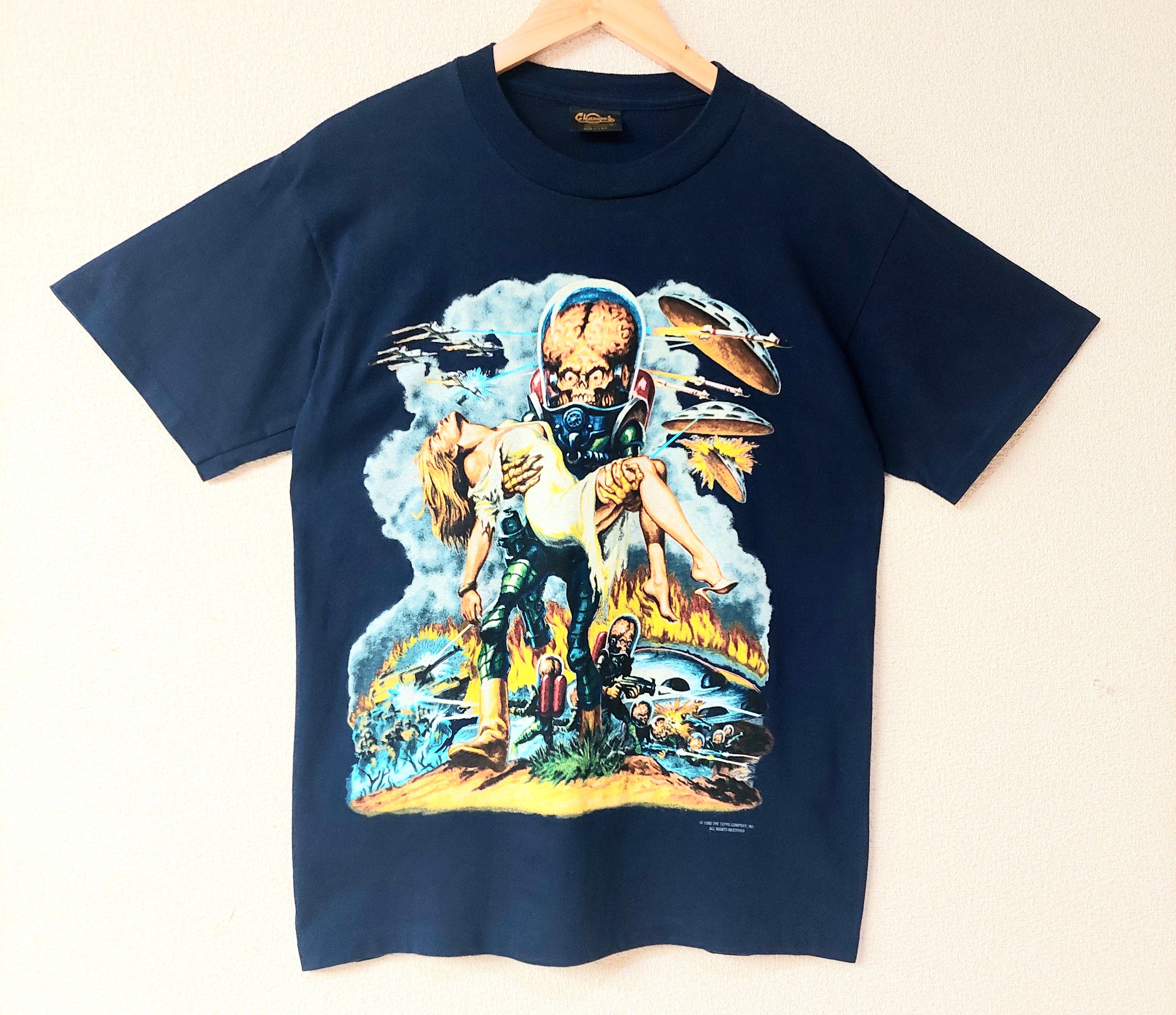 90's USA製 Mars Attacks ! マーズアタック ! ムービーTシャツ Mサイズ