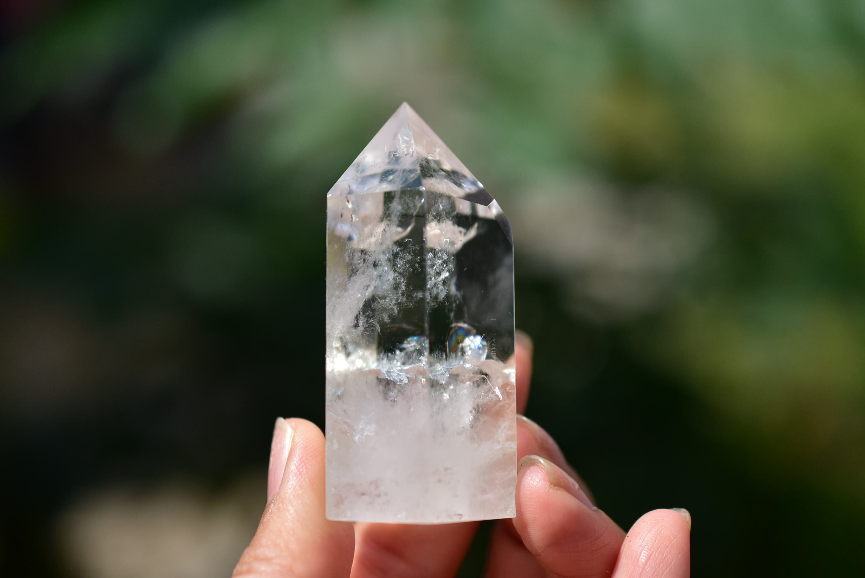 ラダークォーツ 天使の梯子☆ヒマラヤ☆エンジェルラダークォーツポイント323 | Funky