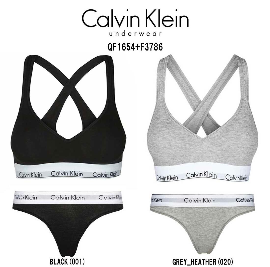 Calvin Klein(カルバンクライン)ck ブラジャー&Tバック セット 女性用