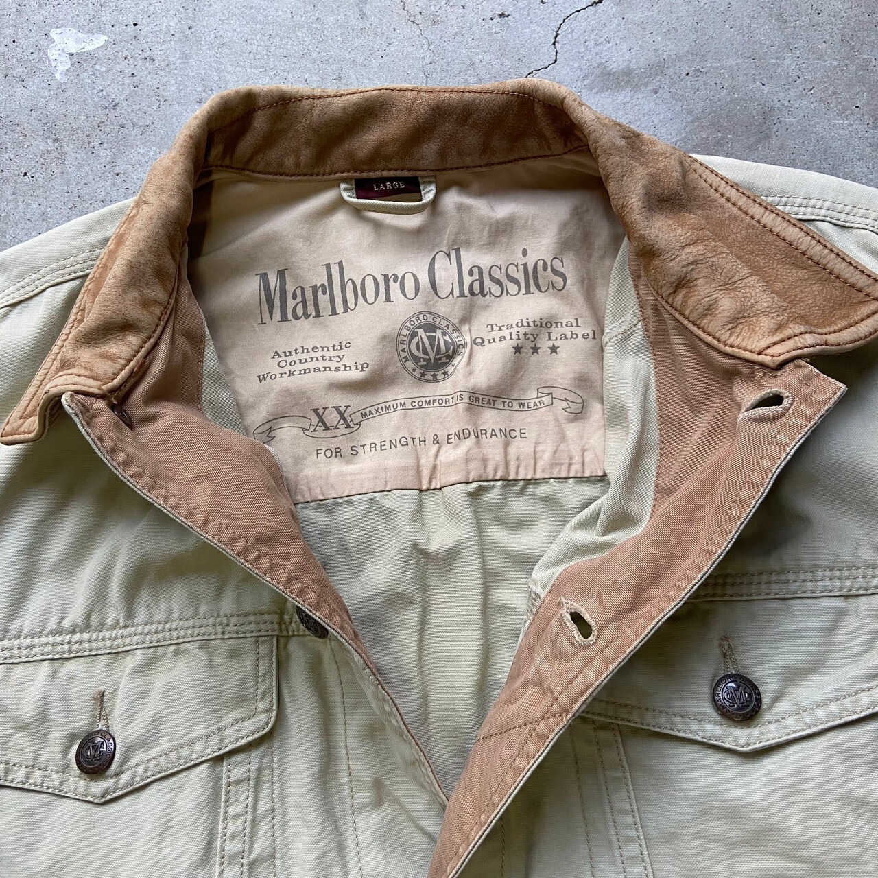 90年代 Marlboro Classics マルボロ コットントラッカージャケット 