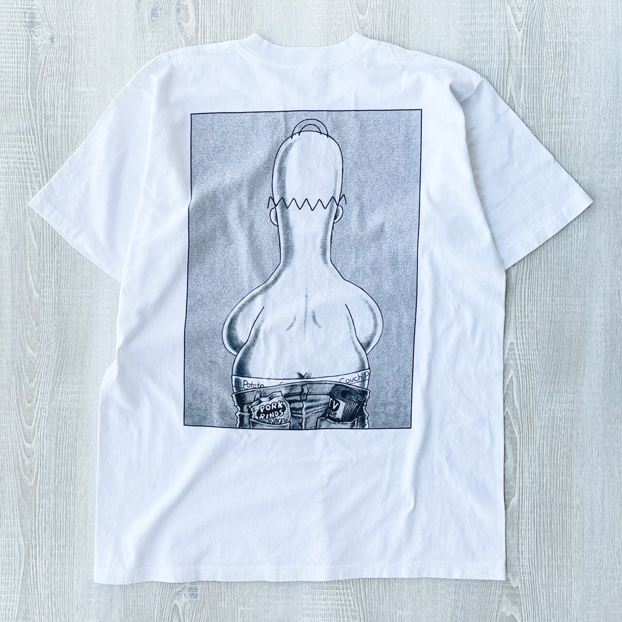 Simpsons Tee│古着 シンプソンズ Tシャツ カルバンクラインパロディ