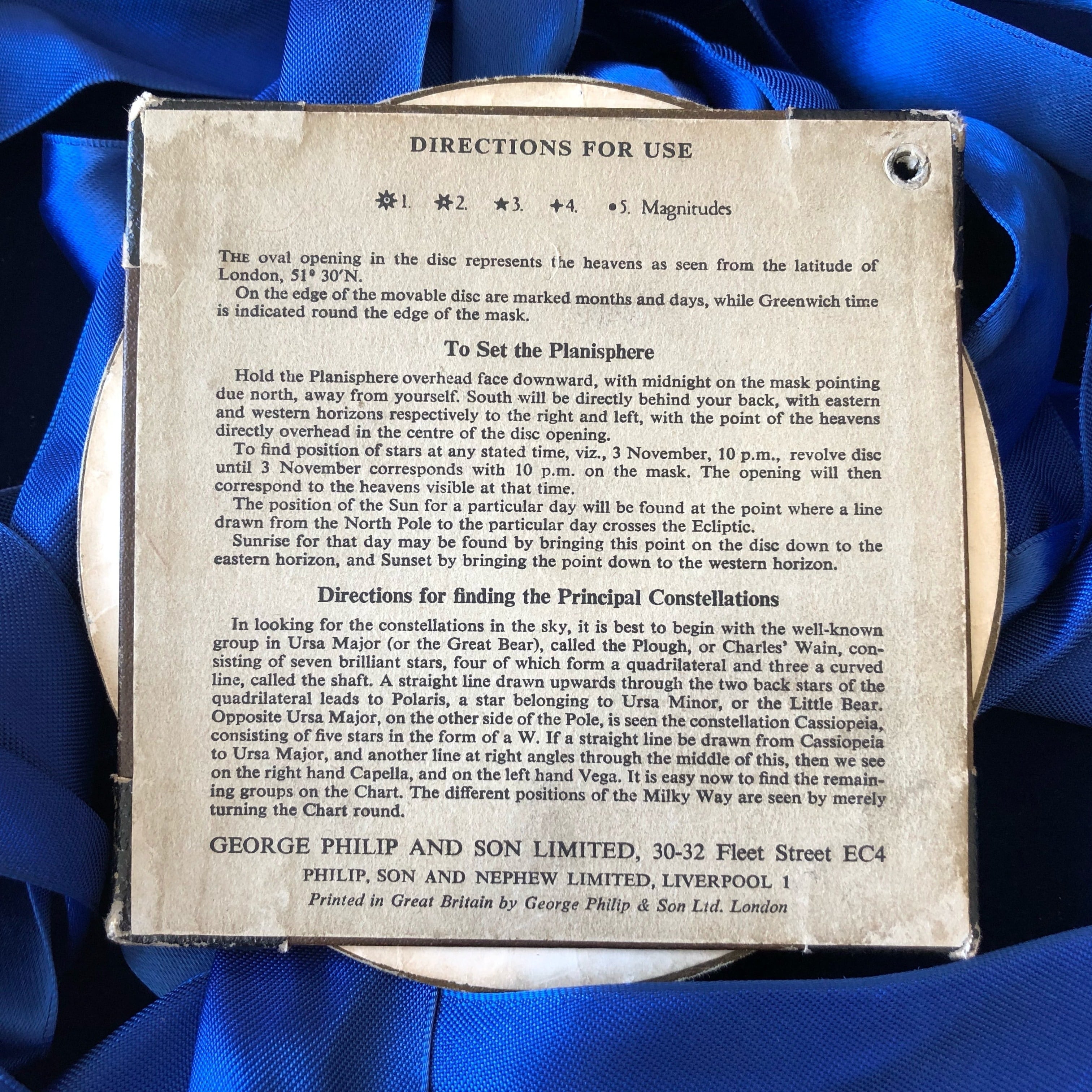 フィリップス社製 星座早見盤 | メルキュール骨董店