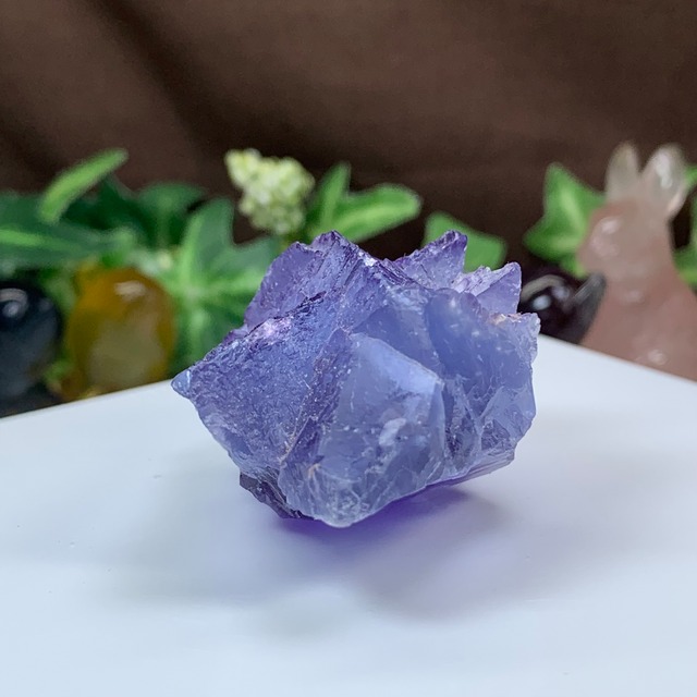 39.幻想的な色合い☆ヤオガンシャン産・パープルフローライト原石